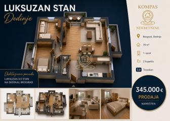 stanovi   Beograd  Dedinje    