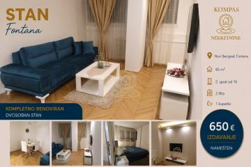stanovi   Beograd  Fontana i Hala sportova    