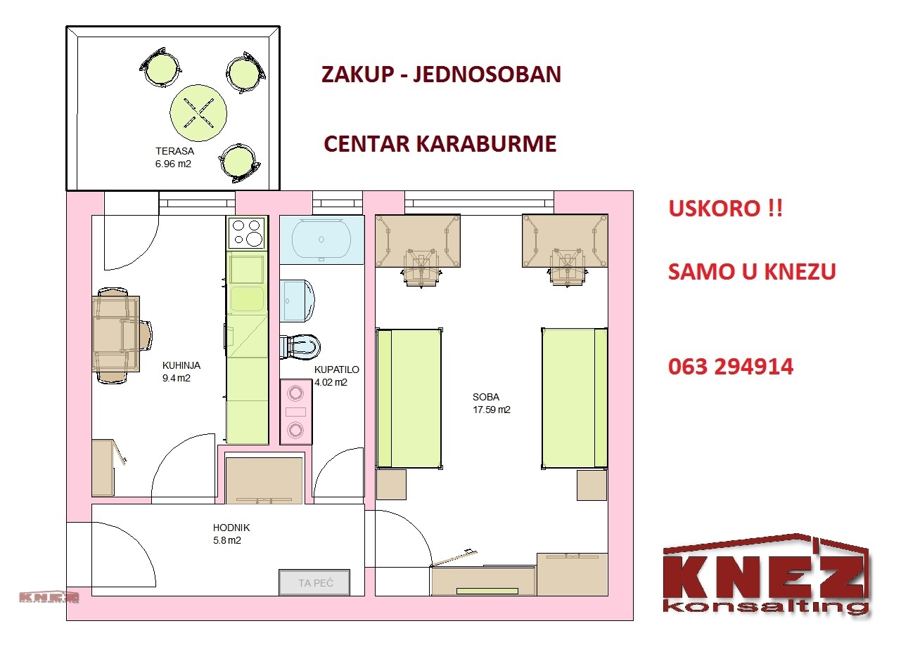 stanovi   Beograd  Karaburma    KARABURMA-CENTAR