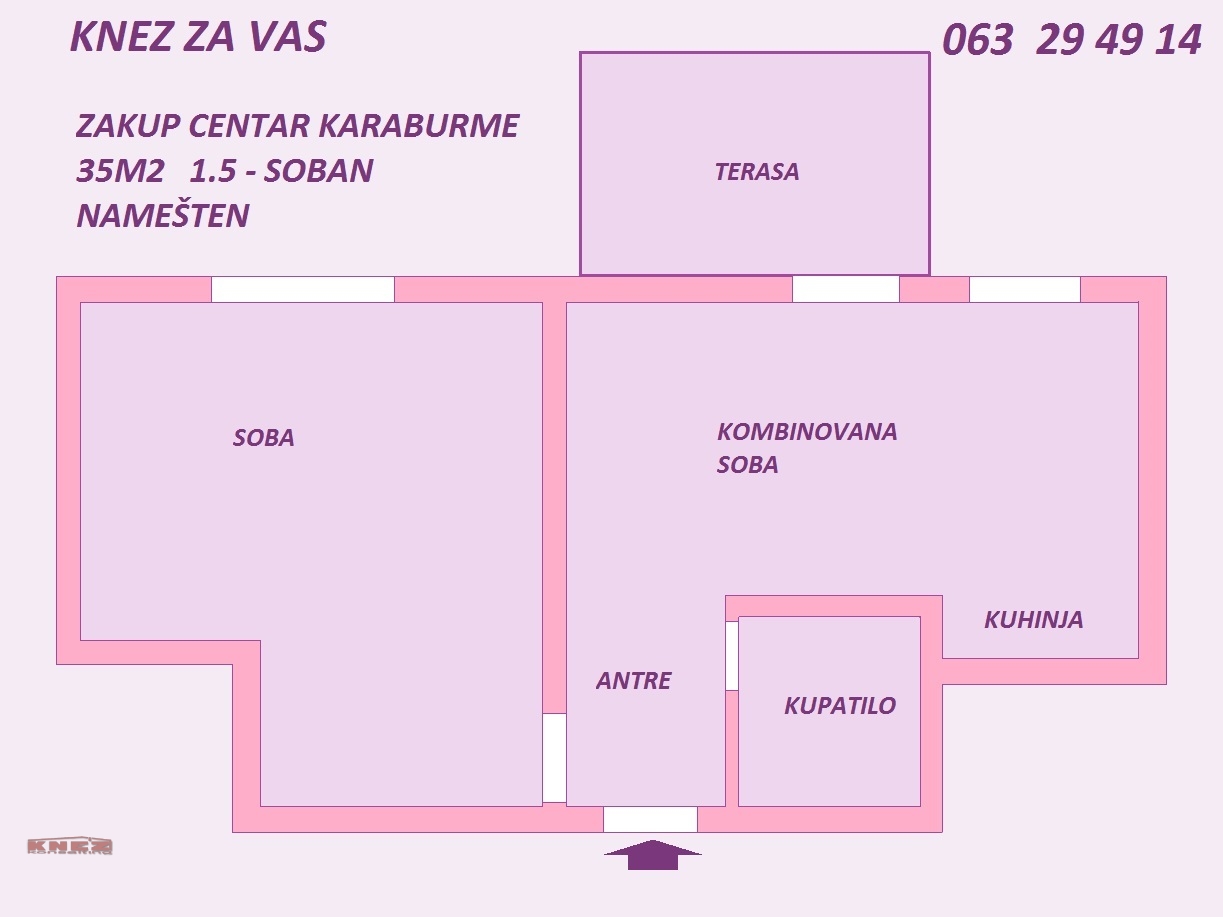 stanovi   Beograd  Karaburma    KARABURMA-CENTAR