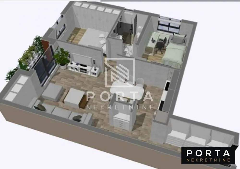 Trosoban stanovi Zemun Batajnica 144900 evra 