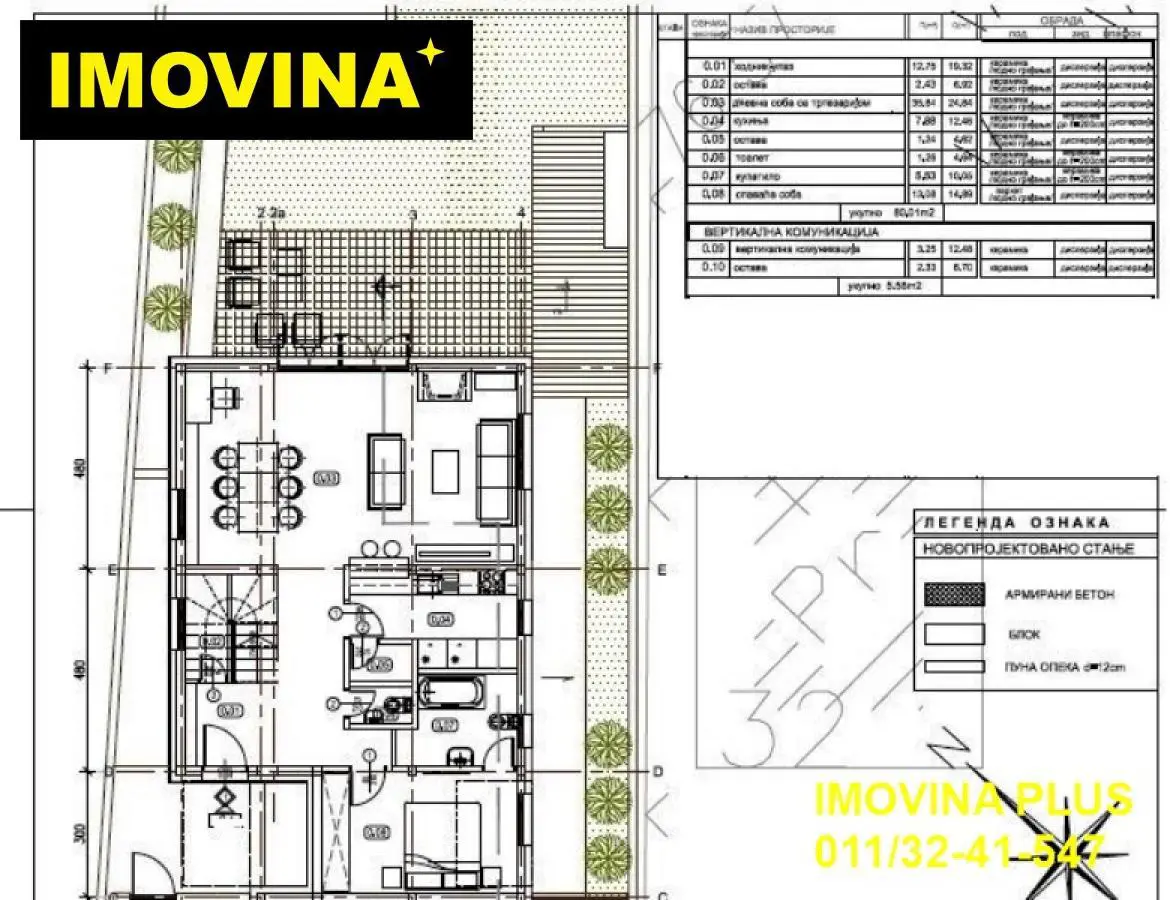 novogradnja Dvoiposoban stanovi Zemun Ugrinovci 131750 evra 