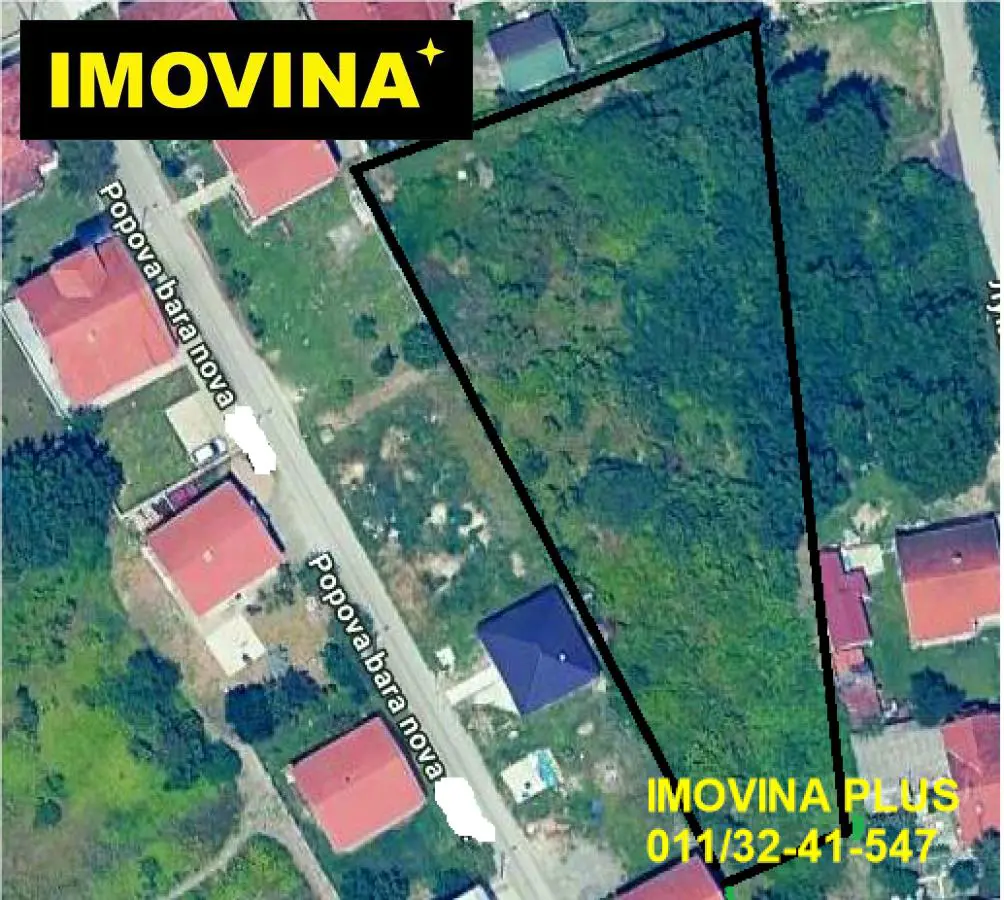 plac Beograd Popova bara  uknjizeni 