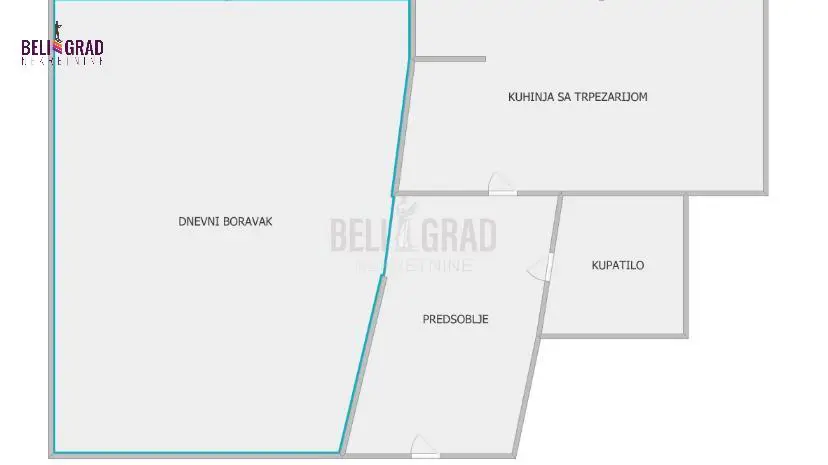 Beograd Savski venac  uknjizeni Jednosoban stanovi 175000 evra 