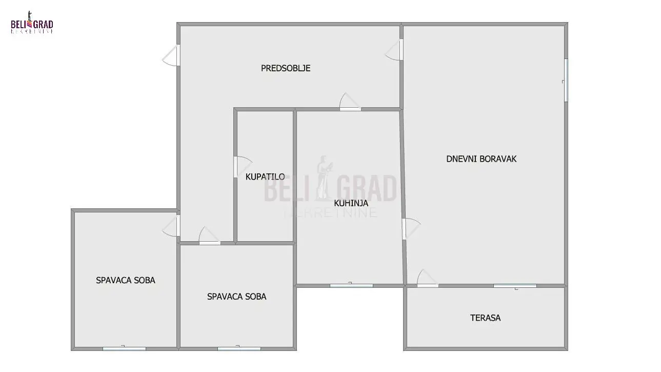 Trosoban stanovi Novi Beograd Bežanijski blokovi (61 do 64) 245000 evra 
