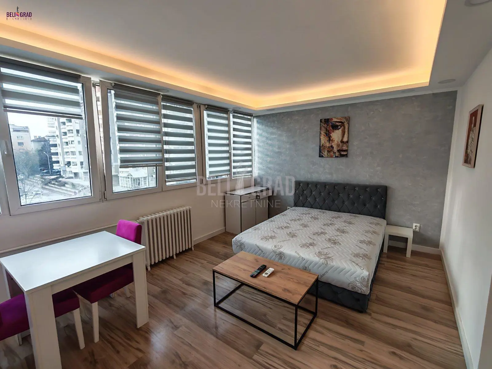 Jednosoban stanovi Novi Beograd Hotel Yu i Stari merkator 370 evra 