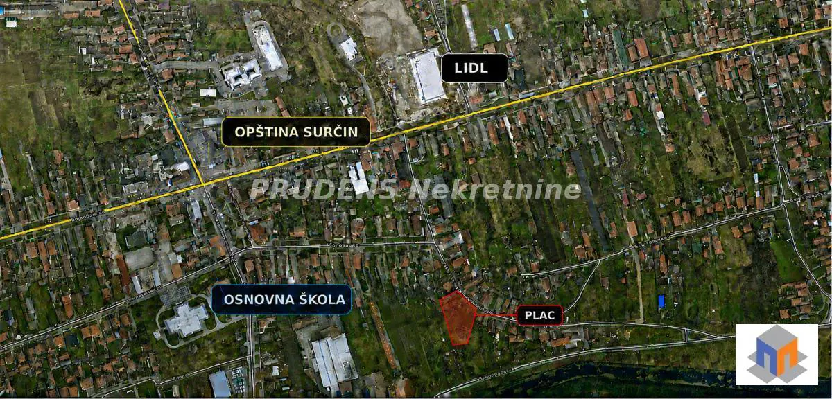  uknjizeni plac Surčin Surčin Centar 420000 evra 