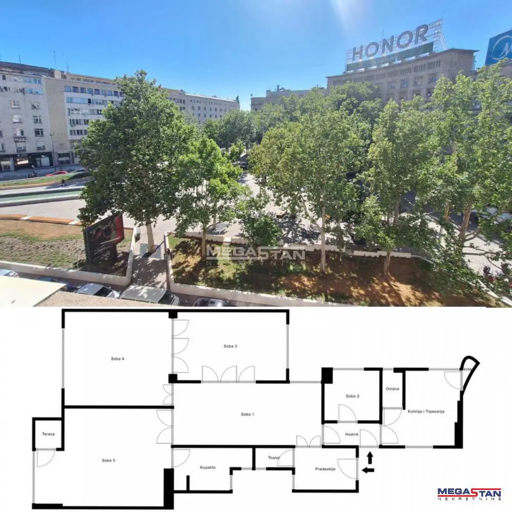 Četvoroiposoban stanovi Stari Grad Skupština 450000 evra 