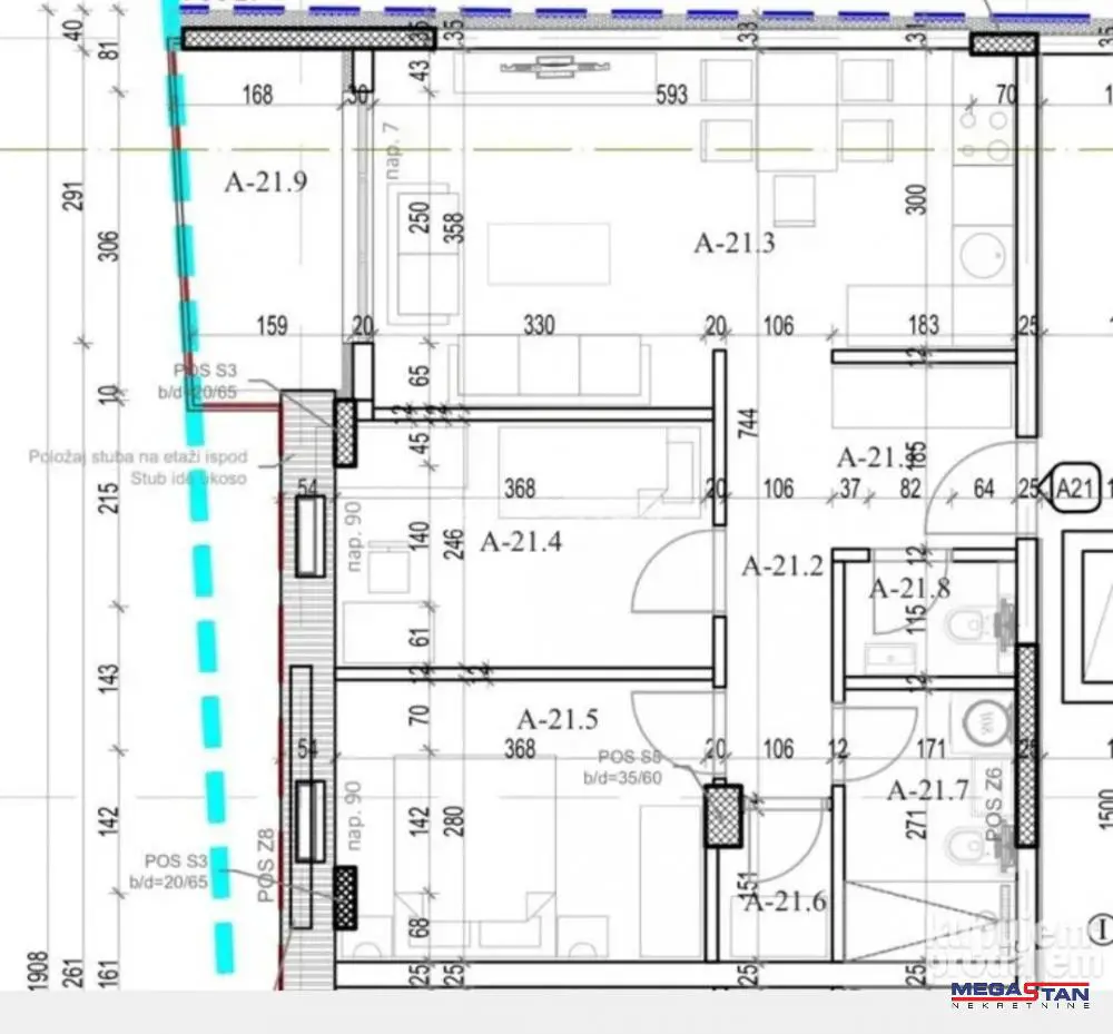Dvoiposoban stanovi Pančevo Donji Grad 100000 evra 