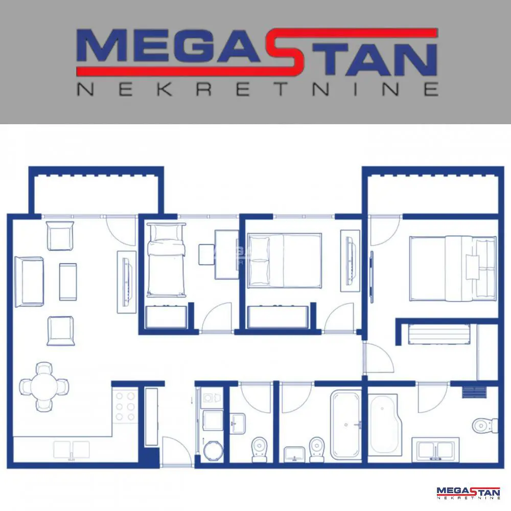 stanovi Beograd Luke Ćelovića Trebinjca Troiposoban 