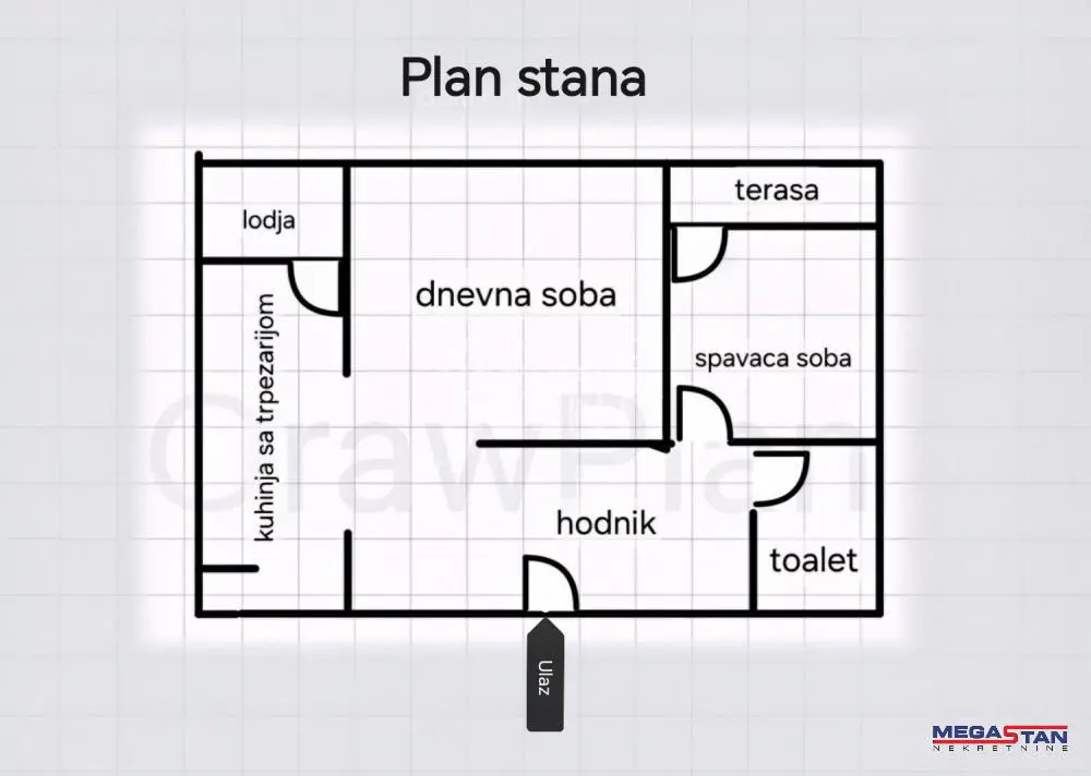 Dvosoban stanovi Zvezdara Rudo 192200 evra 