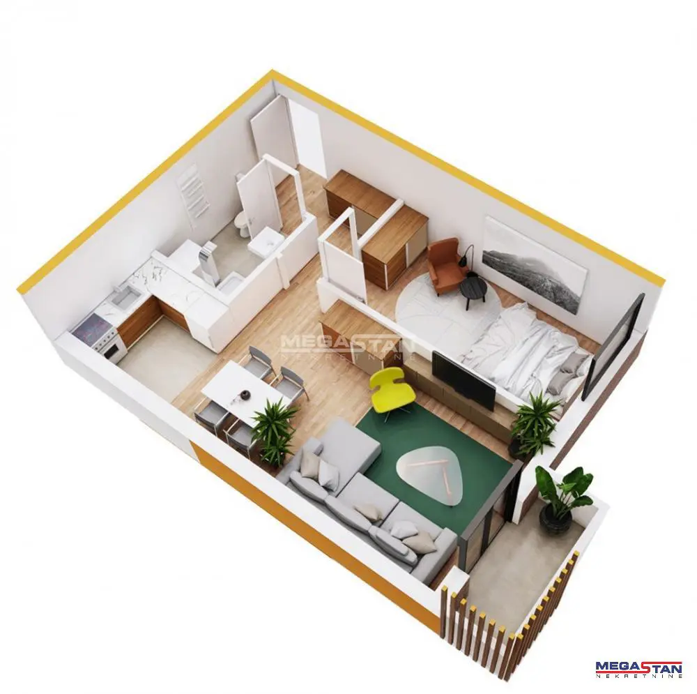 stanovi JUŽNO-BANATSKI OKRUG Dvosoban 