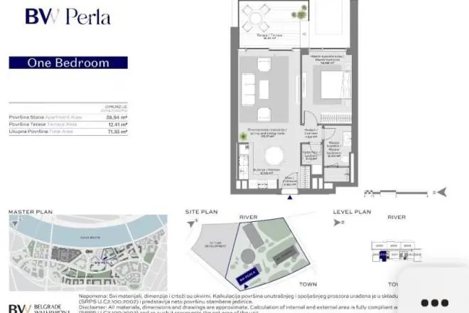Beograd Savski venac  novogradnja Dvosoban stanovi 570000 evra 