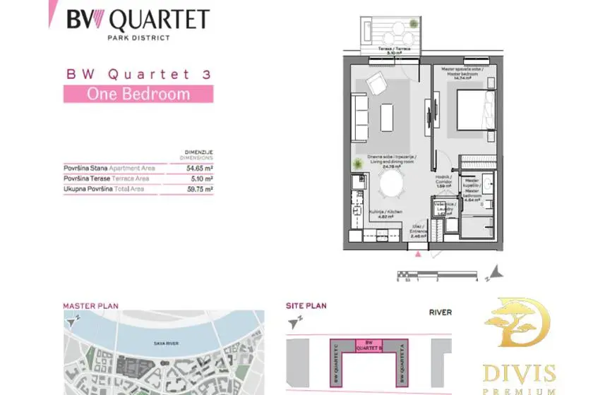  novogradnja Dvosoban stanovi Savski venac Beograd na vodi 256925 evra 