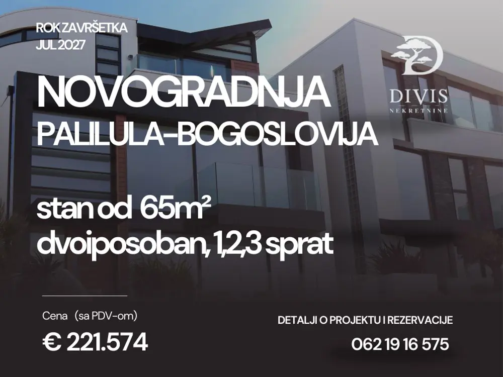 Beograd Palilula Dvoiposoban stanovi 221574 evra 