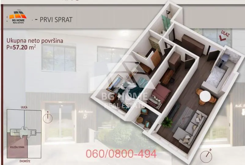  novogradnja Dvoiposoban stanovi Voždovac Pašino i Lekino brdo 205920 evra 