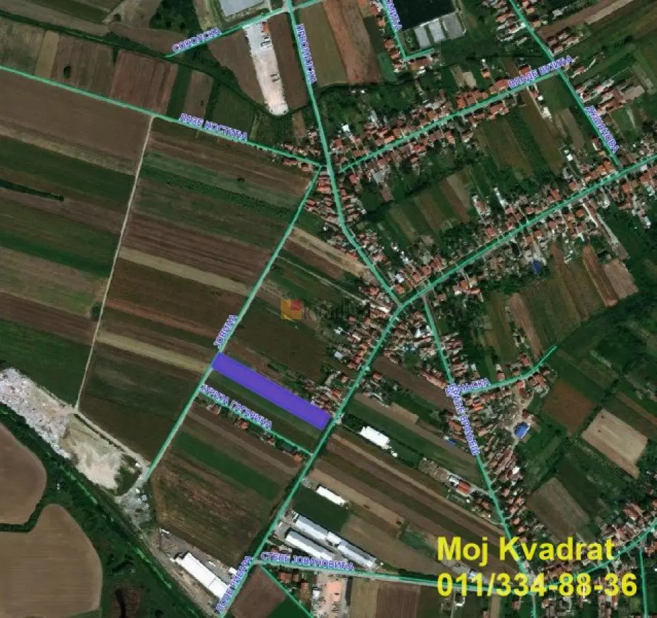  uknjizeni plac Surčin Surčin naselje 239000 evra 