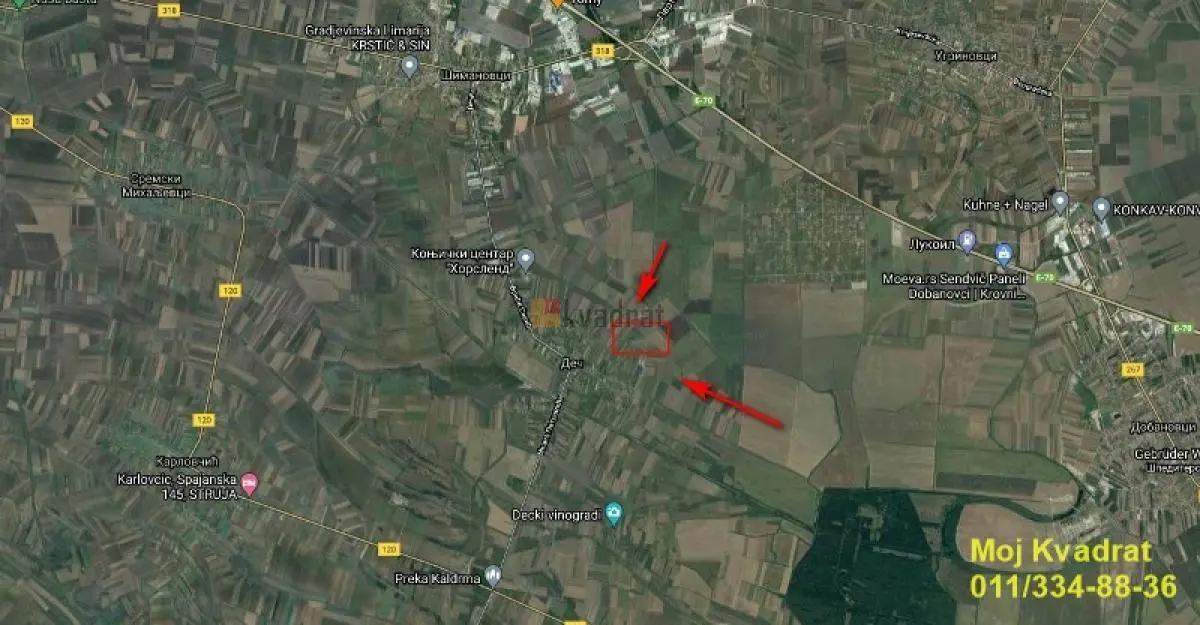  uknjizeni plac Okolina - 135000 evra 
