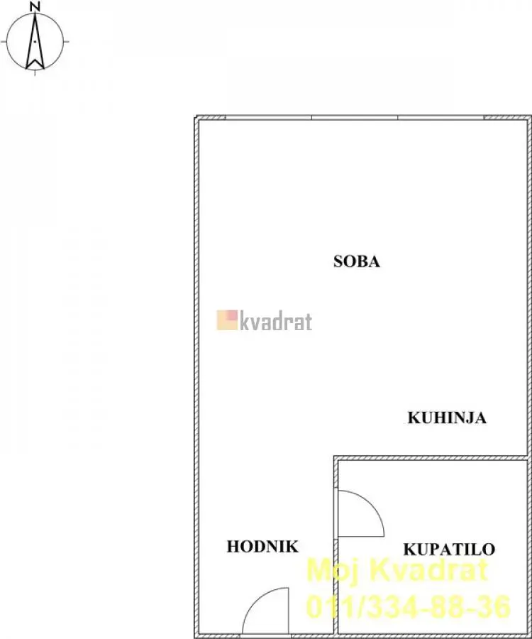  uknjizeni Garsonjera stanovi Rakovica Miljakovac 67000 evra 