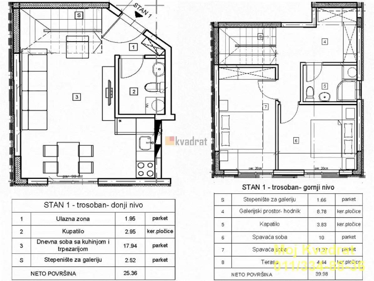 Beograd Zvezdara  novogradnja Trosoban stanovi 228700 evra 