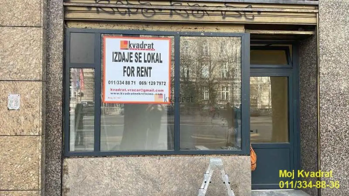 Beograd Vračar poslovni prostor 1600 evra 