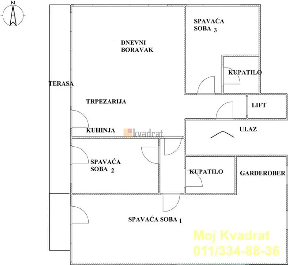  uknjizeni Četvorosoban stanovi Vračar Hram 710000 evra 