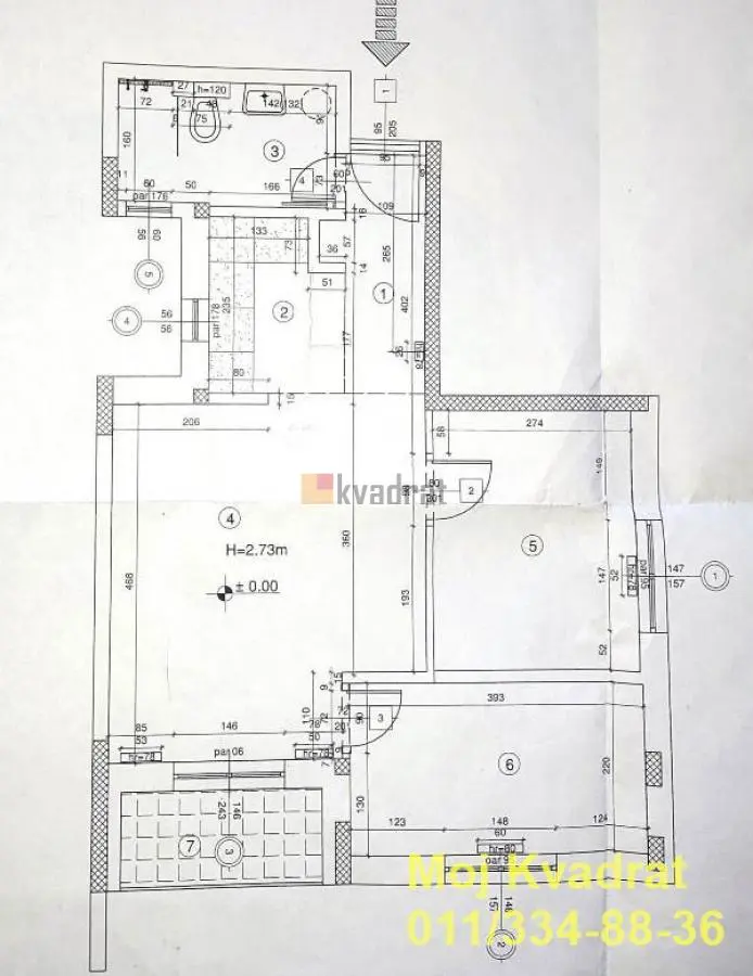 stanovi Beograd Lekino Brdo Kolašinska  uknjizeni Dvoiposoban 