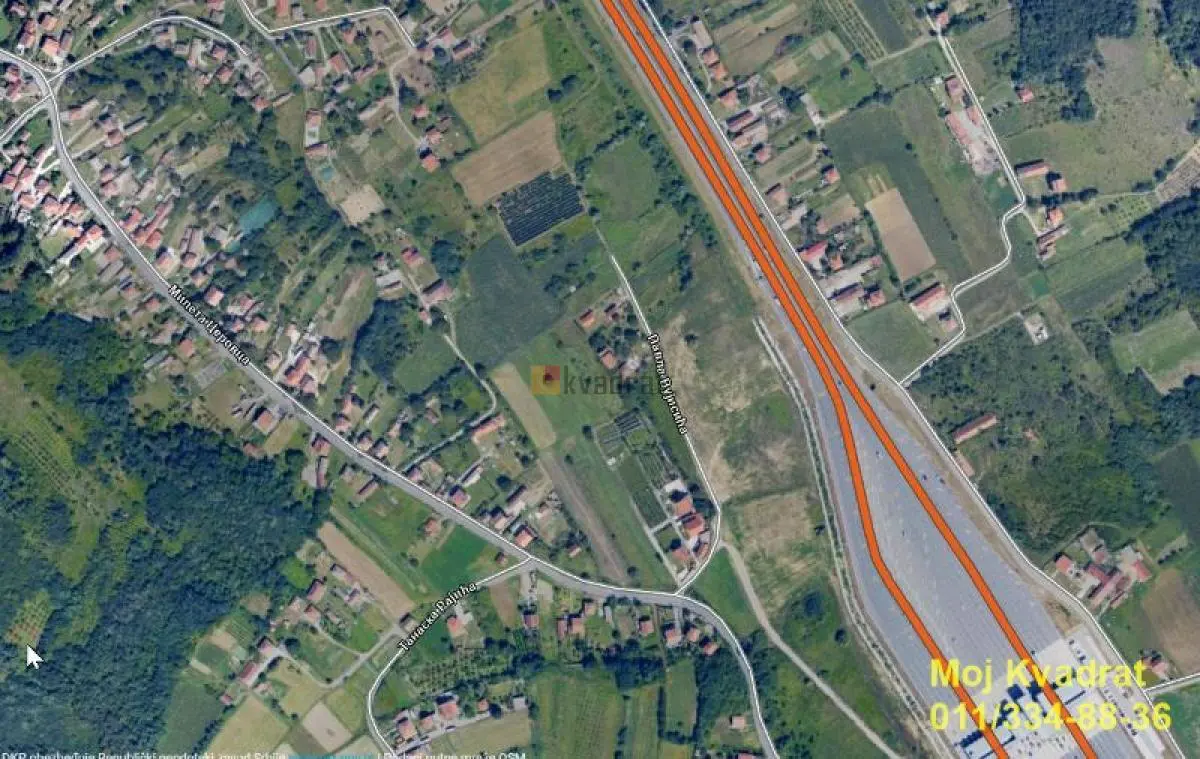 plac Beograd Vrčin Pavla Vuisića  uknjizeni 