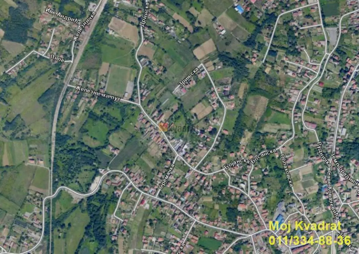 plac Beograd Vrčin Železnička  uknjizeni 