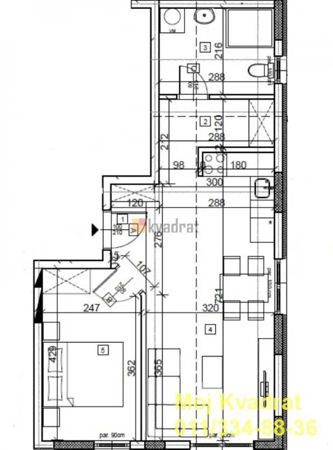 Beograd Zvezdara  novogradnja Jednoiposoban stanovi 158700 evra 