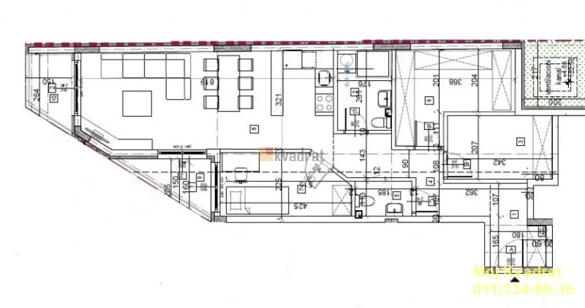 stanovi Beograd Vojvode Stepe  novogradnja Dvoiposoban 