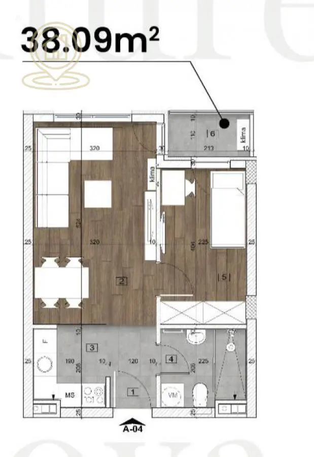 novogradnja Jednoiposoban stanovi Telep - 97128 evra