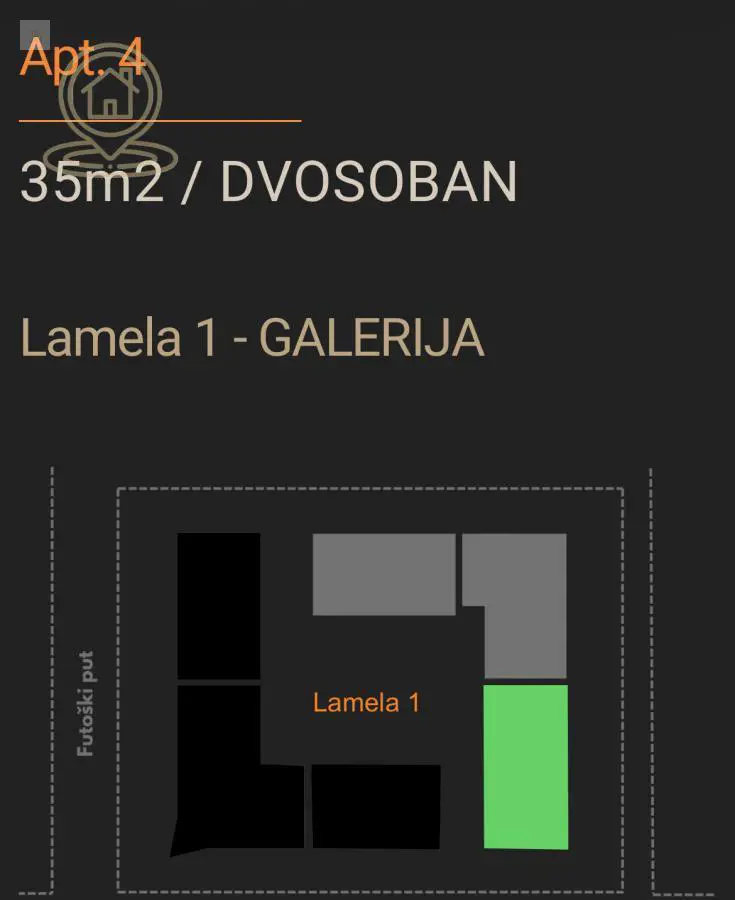 novogradnja Dvosoban stanovi Telep - 81136 evra 