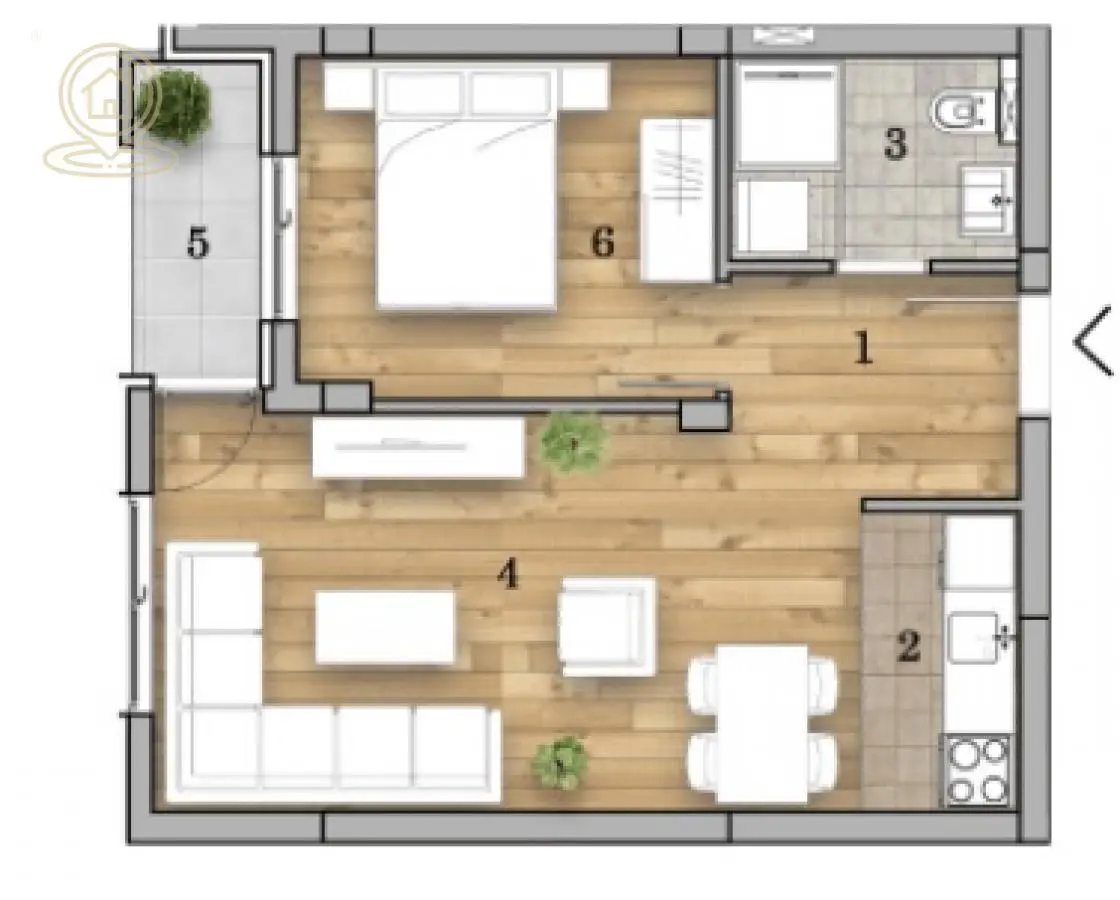 Dvosoban stanovi Liman 4 - 104400 evra 