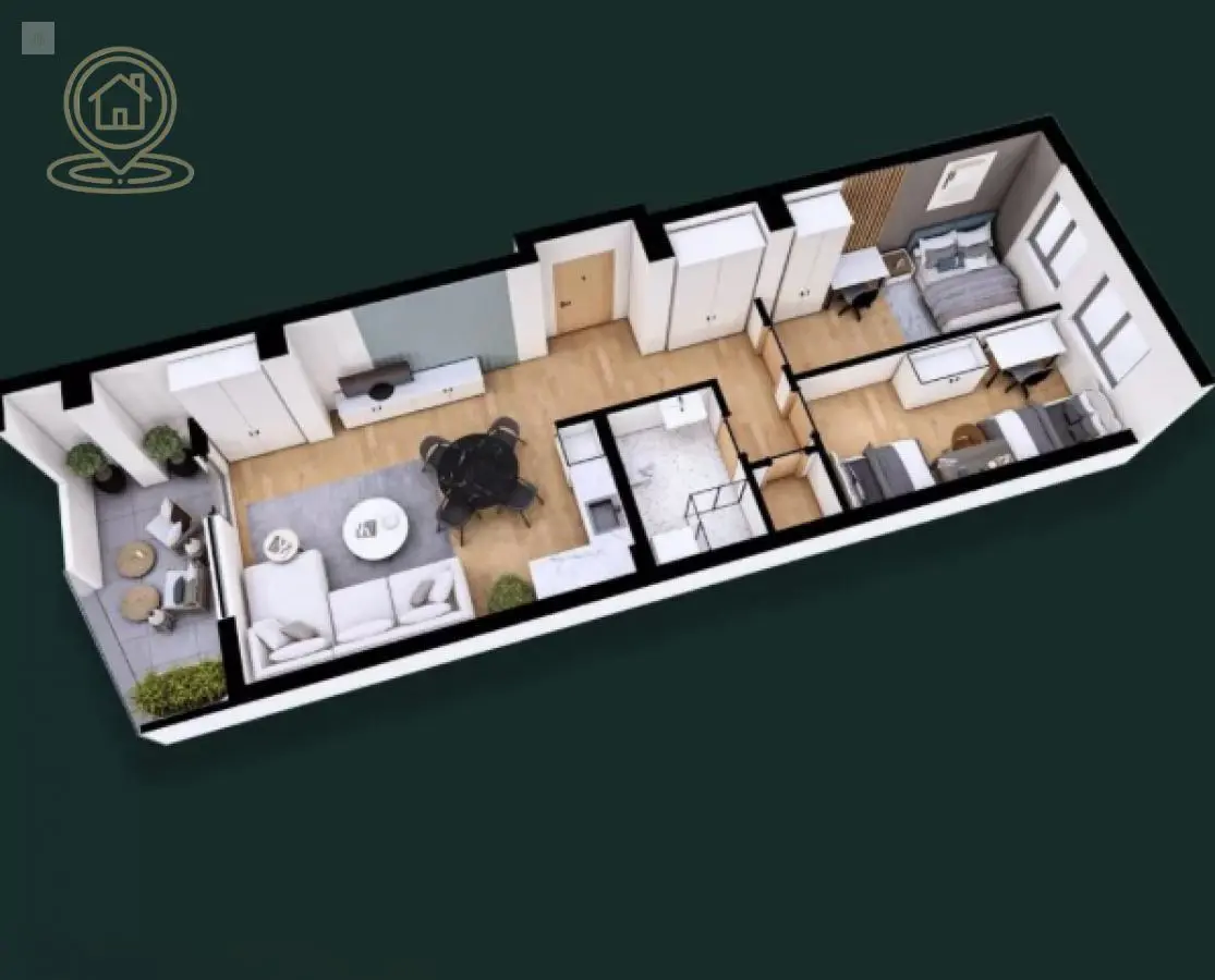 Novi Sad Petrovaradin Trosoban stanovi 122894 evra 