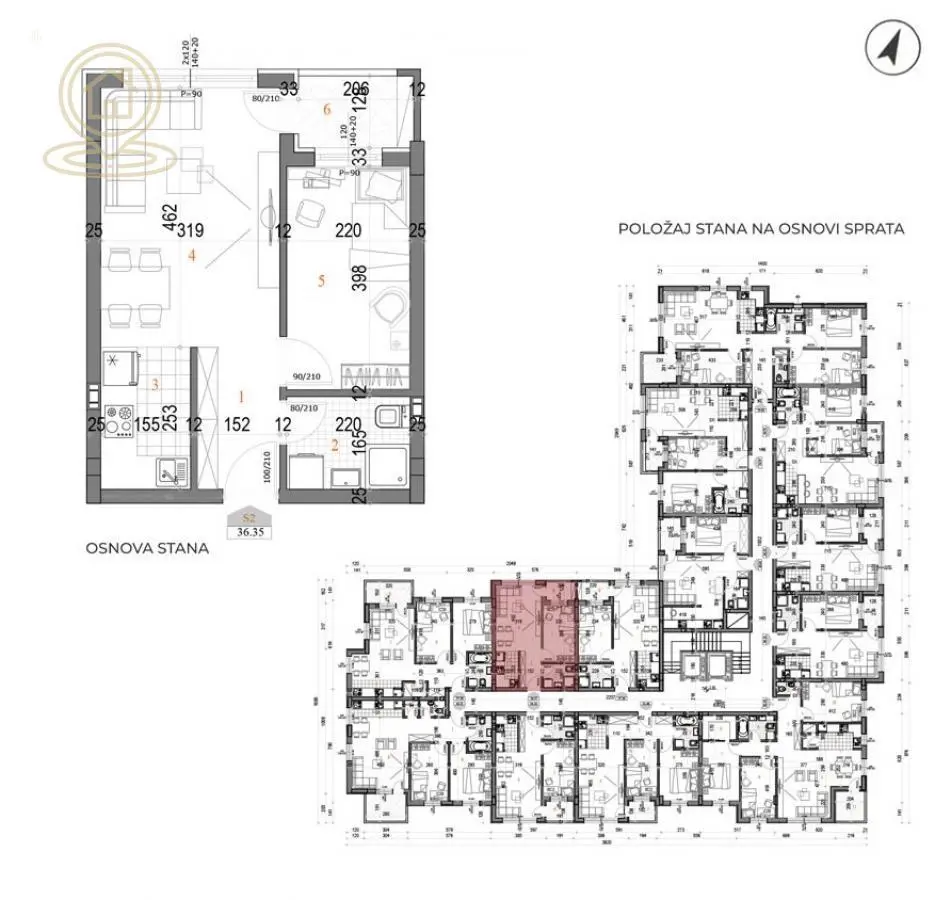  novogradnja Trosoban stanovi Telep - 88804 evra 