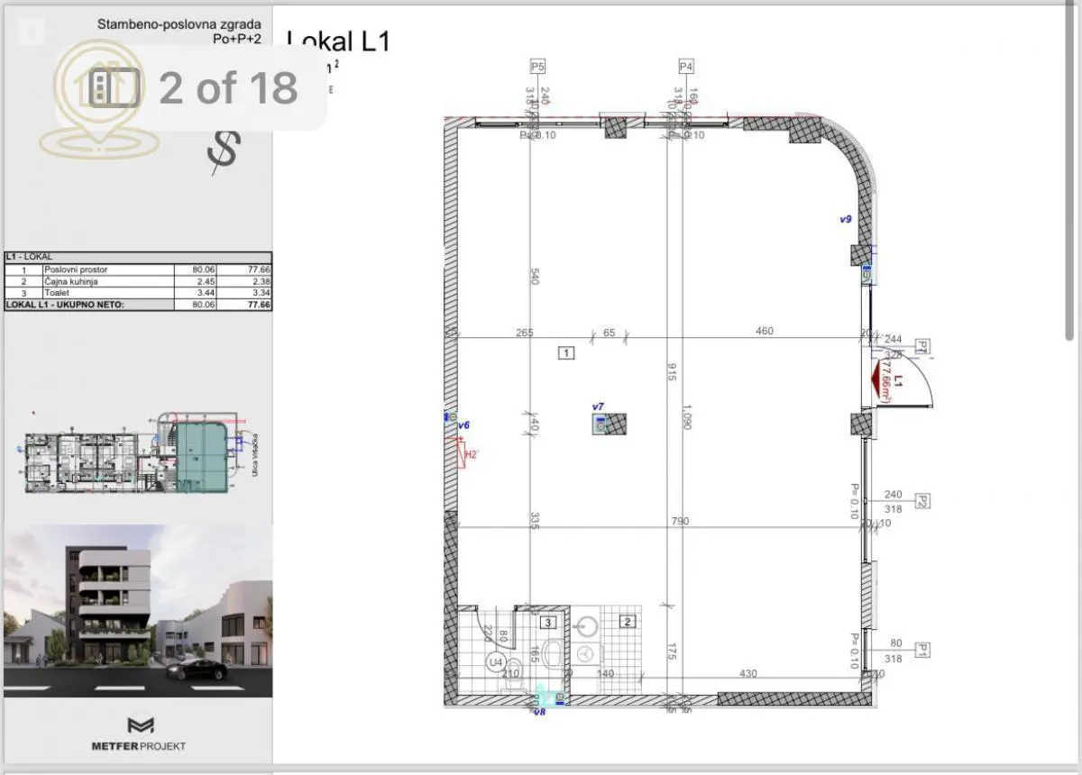 Novi Sad Telep poslovni prostor 10 evra 
