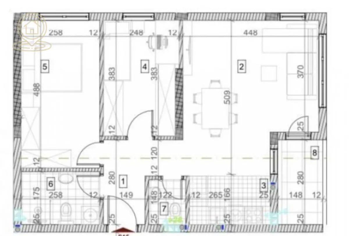 stanovi Novi Sad  novogradnja Trosoban 