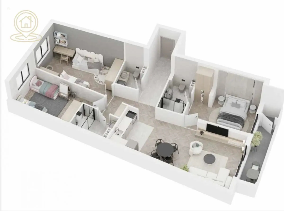  novogradnja Četvorosoban stanovi Telep - 245476 evra 