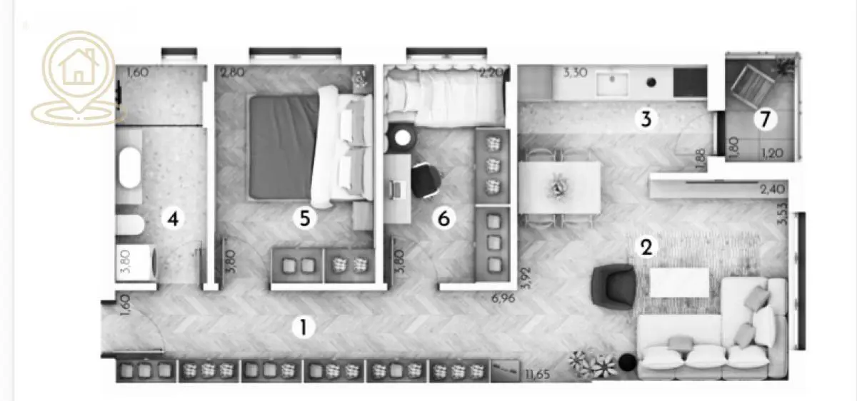  novogradnja Garsonjera stanovi Sremska Kamenica - 80046 evra 
