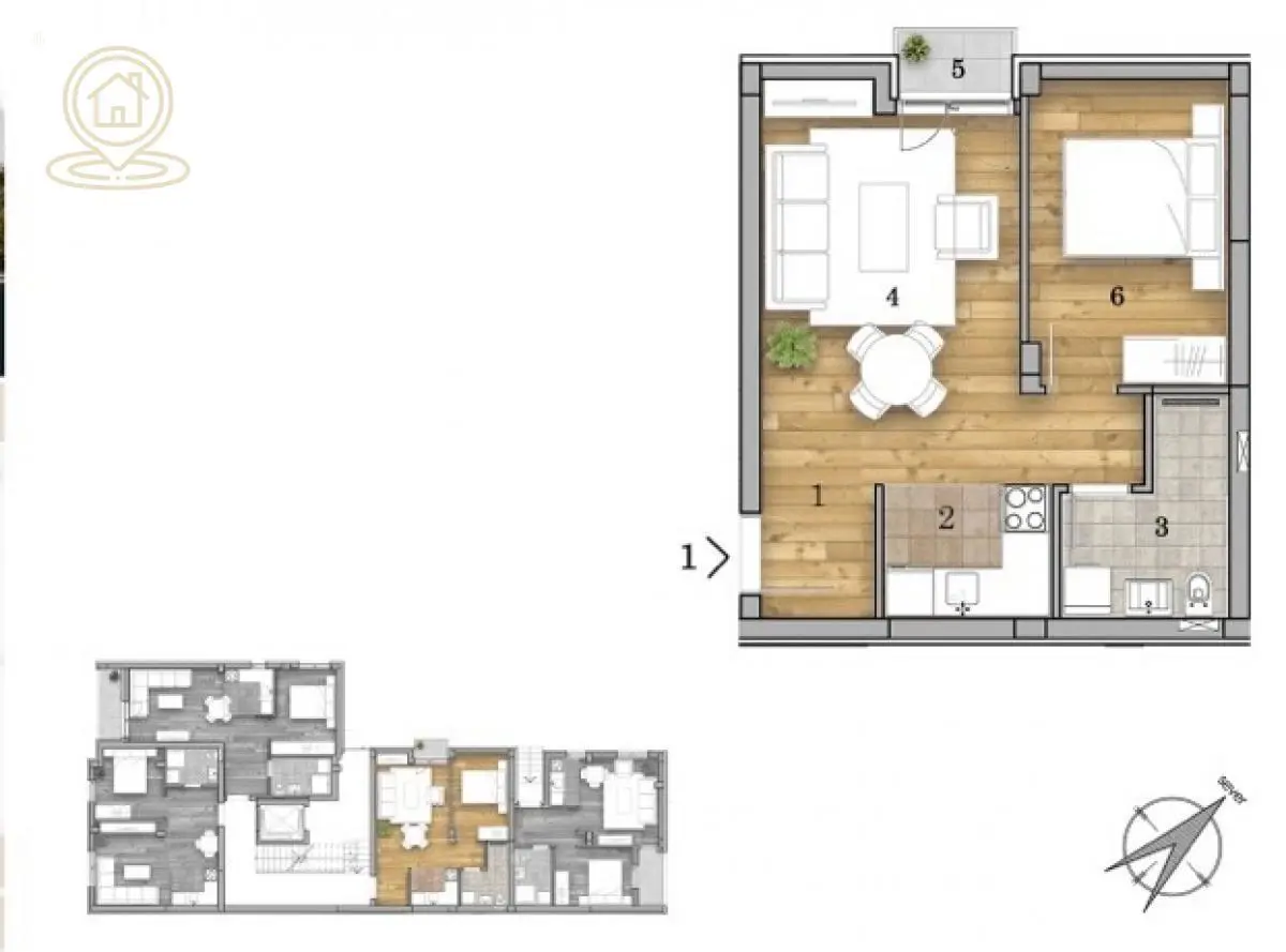  novogradnja Dvosoban stanovi Liman 4 - 113220 evra 