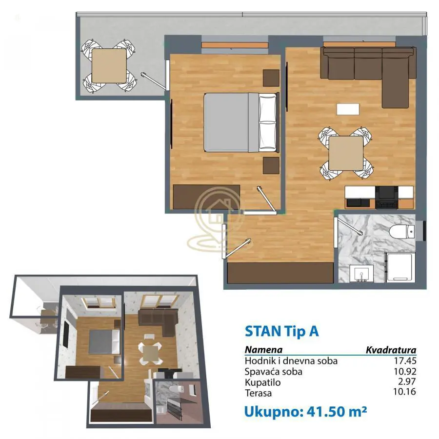 Niš Pantelej  uknjizeni Jednosoban stanovi 80930 evra 