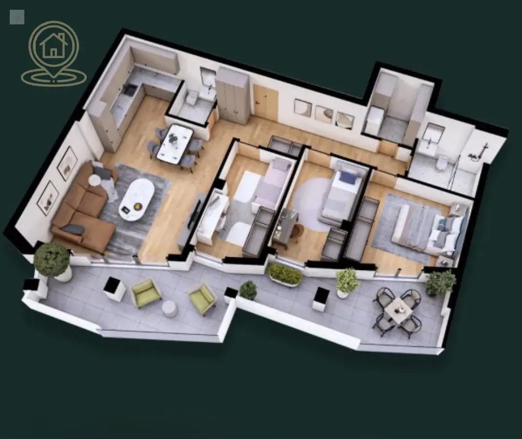 stanovi Novi Sad Mišeluk  novogradnja Četvorosoban 