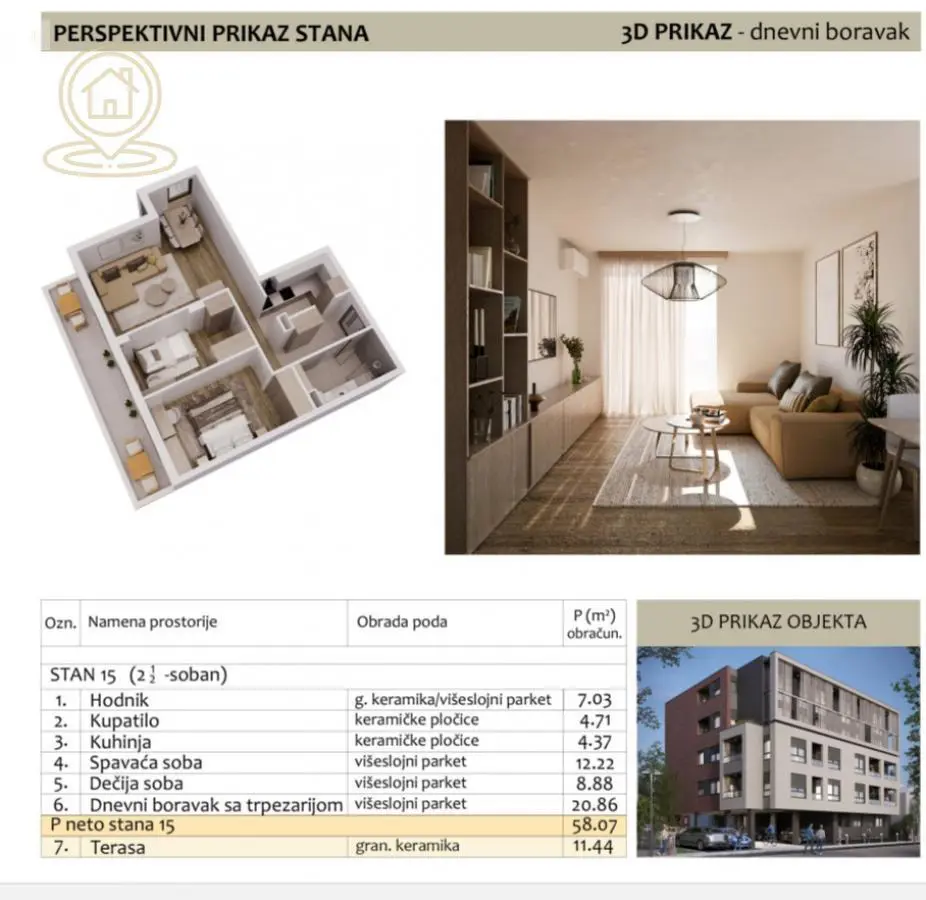 stanovi Niš Duvanište Dvoiposoban 