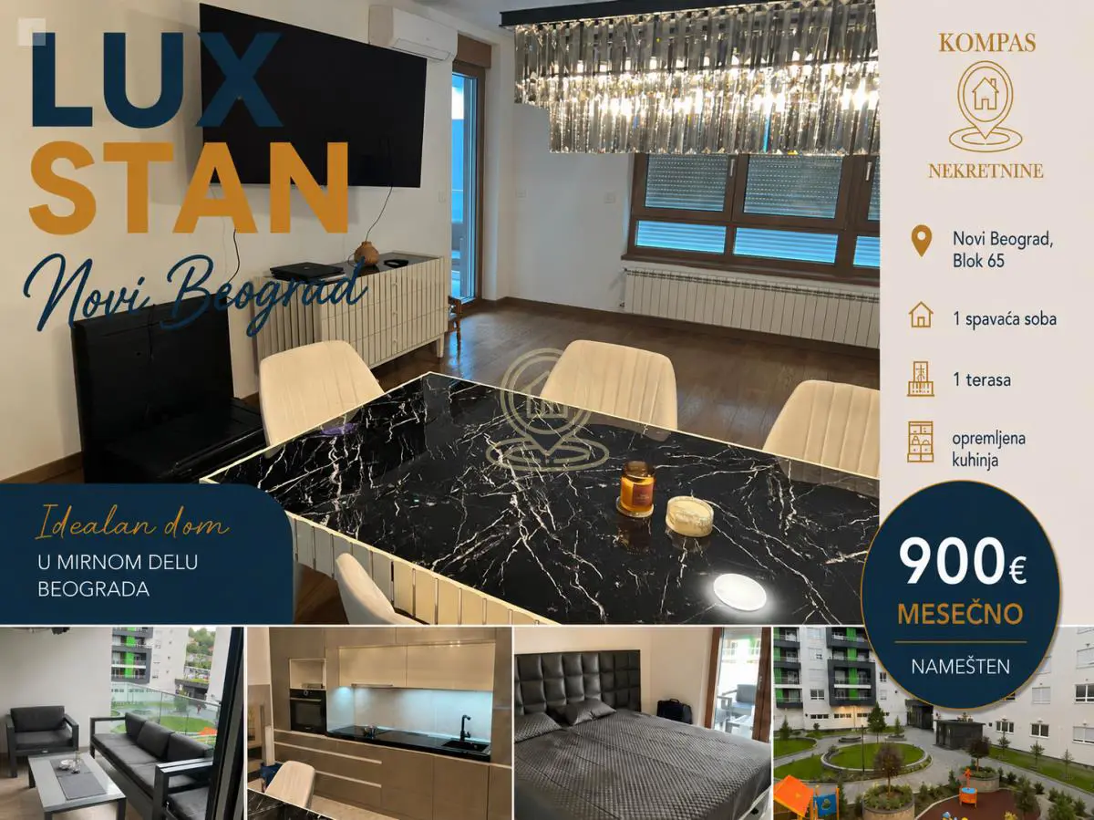 stanovi Beograd Blok 65  novogradnja Dvosoban 