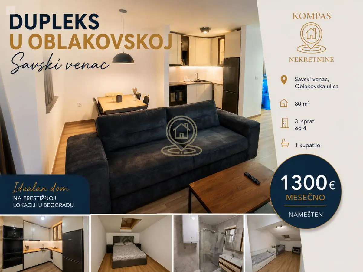 stanovi Beograd Humska  novogradnja Trosoban 