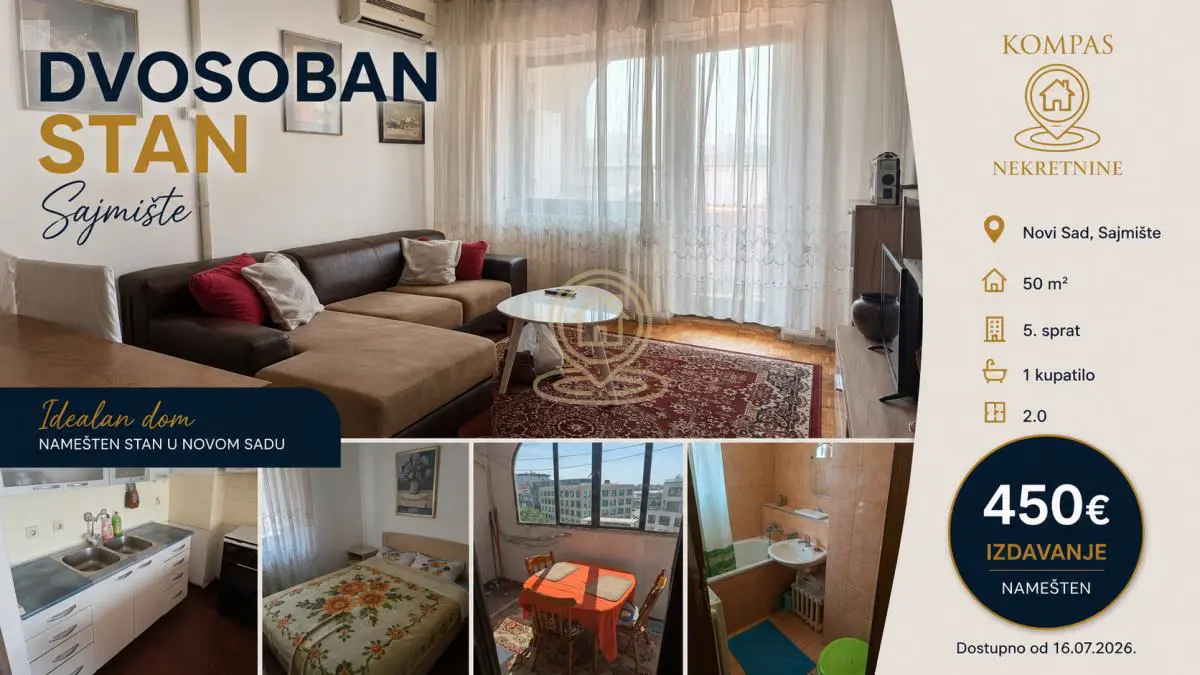 stanovi Novi Sad Dvosoban 