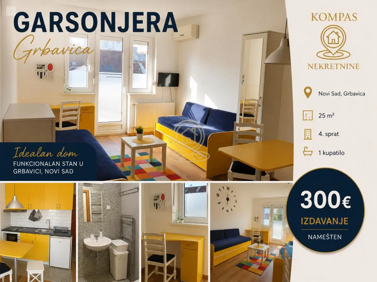  uknjizeni  novogradnja Jednosoban stanovi Grbavica - 300 evra 