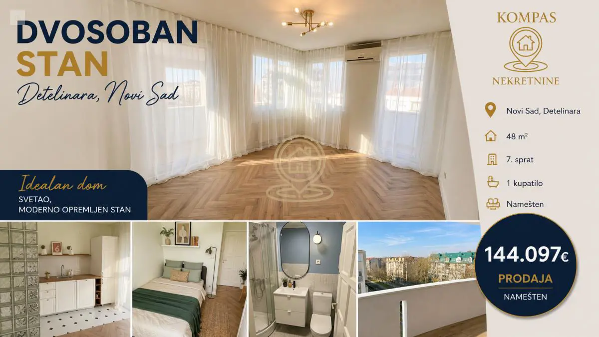 stanovi Novi Sad Dvosoban 