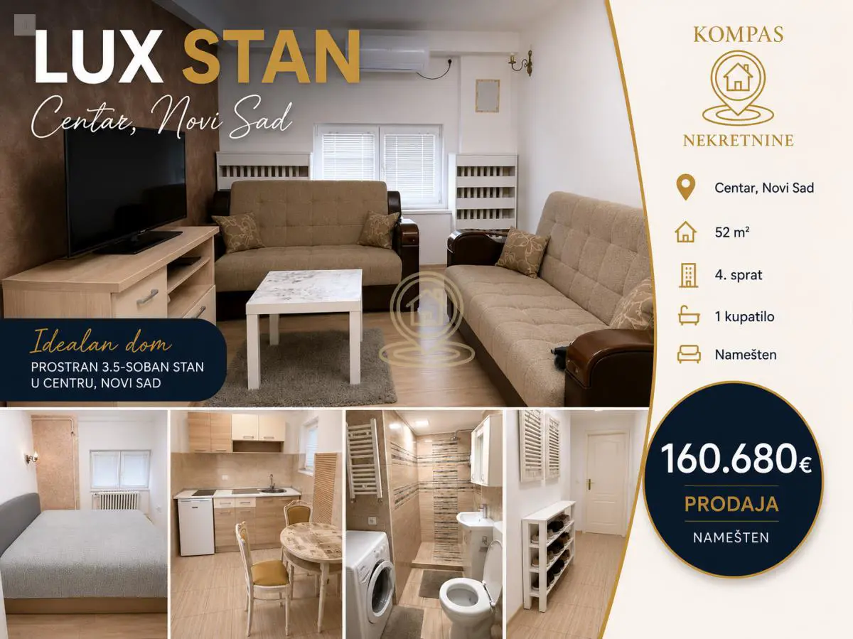 stanovi Novi Sad Troiposoban 
